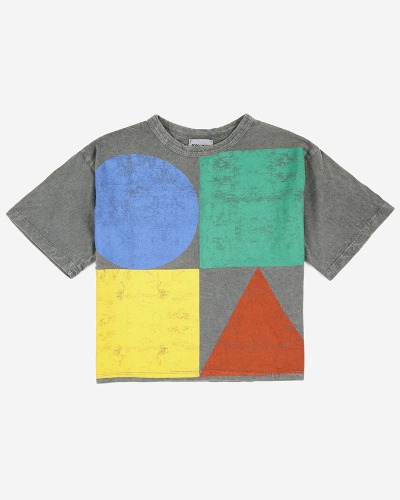 Geometric Color Block T-shirt_123AC014