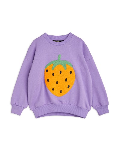 Strawberries emb sweatshirt_Purple_2322016245