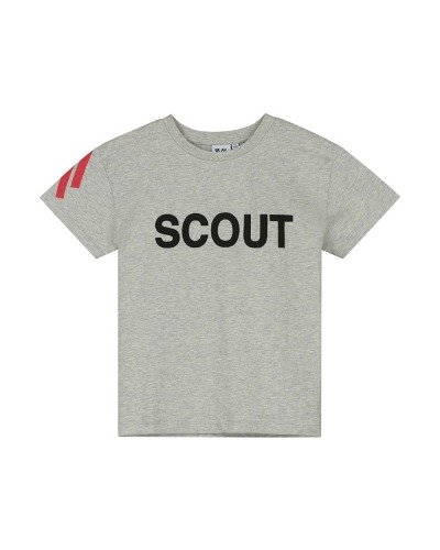 Grey Melange Scout T-shirt_BL061