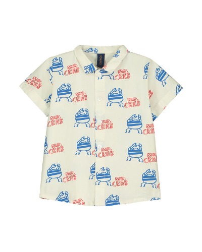 Shirt allover Mr. Crab_ivory_SS23-STB1-IVO