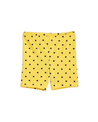 Polka dot bike shorts_Yellow_2323013023