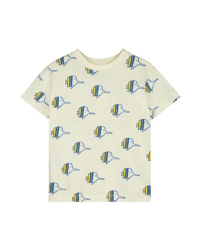 T-shirt all over fishes_ivory_SS23-TS01-IVO