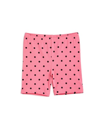 Polka dot bike shorts_Pink_2323013028