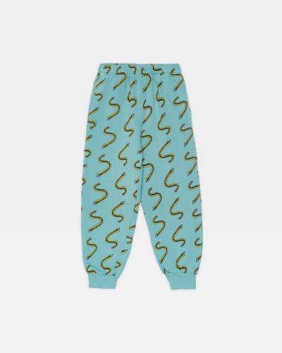 Pencil all over sweatpants_Turquoise_WHK_23FW_875