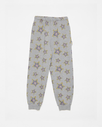Stars all over sweatpants_Gris vigore_SS24054