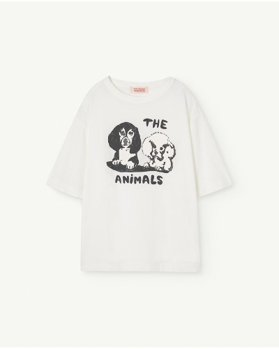 ROOSTER OVERSIZE KIDS T-SHIRT_White_S24021-245_CP