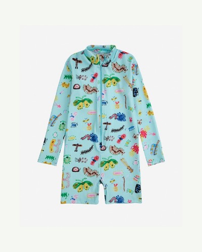 Funny Insects all over swim overall_124AC152